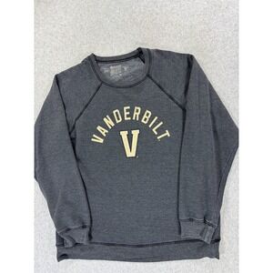 Vanderbilt Commodores Retro Brand Campus Crew Sweatshirt‎ (Men's Large) Gray